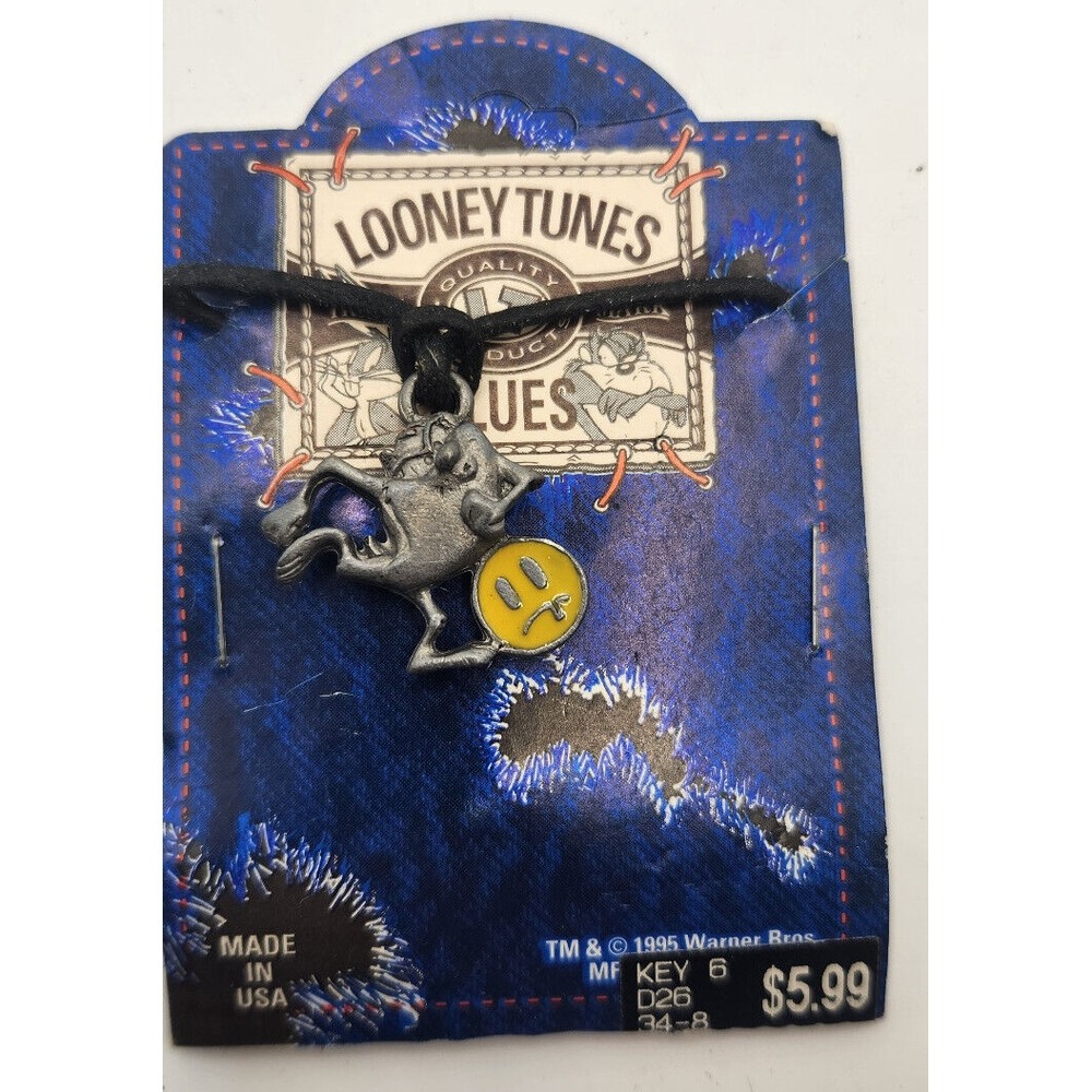 Tasmanian Devil Necklace Looney‎ Tunes Blues